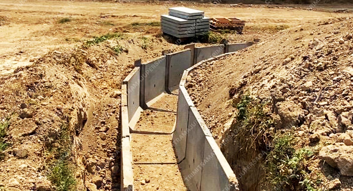 Project Pemasangan Saluran Drainase Uditch & Cover Uditch - Jl. Mutiara Boulevard, Makassar