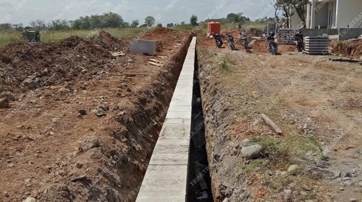 jasa pemasangan uditch beton makassar