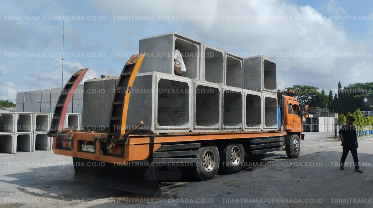 pengiriman beton precast ke seluruh sulawesi